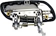 Rear, Driver Side Chrome Exterior Door Handle, Without Key Hole
