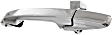 Rear, Driver Side Chrome Exterior Door Handle, Without Key Hole