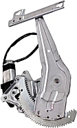 Sedan Rear, Passenger Side Power Window Regulator, With Motor