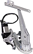 Sedan Rear, Passenger Side Power Window Regulator, With Motor