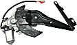 1997 Honda Civic EX - Sedan Rear, Driver Side Power Window Regulator, With Motor, 4-Door