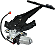 1997 Honda Civic EX - Sedan Rear, Driver Side Power Window Regulator, With Motor, 4-Door