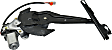 1997 Honda Civic EX - Sedan Rear, Driver Side Power Window Regulator, With Motor, 4-Door