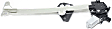 Rear, Passenger Side Power Window Regulator, With Motor