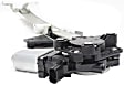 Rear, Passenger Side Power Window Regulator, With Motor