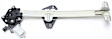Rear, Driver Side Power Window Regulator, With Motor