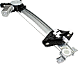 Rear, Passenger Side Power Window Regulator, With Motor