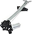 Rear, Driver Side Power Window Regulator, With Motor