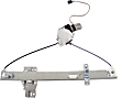 1999 Isuzu Rodeo - Rear, Passenger Side Power Window Regulator, With Motor