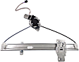 1999 Isuzu Rodeo - Rear, Passenger Side Power Window Regulator, With Motor