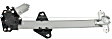 Rear, Passenger Side Power Window Regulator, With Motor