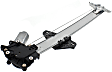 Rear, Passenger Side Power Window Regulator, With Motor