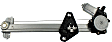 Rear, Passenger Side Power Window Regulator, With Motor