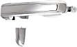 2009 Hyundai Sonata GLS - Rear, Driver or Passenger Side Chrome Exterior Door Handle, Without Key Hole, Sedan
