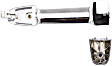 2009 Hyundai Sonata GLS - Rear, Driver or Passenger Side Chrome Exterior Door Handle, Without Key Hole, Sedan
