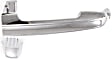 2009 Hyundai Sonata GLS - Rear, Driver or Passenger Side Chrome Exterior Door Handle, Without Key Hole, Sedan