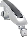 Rear, Driver or Passenger Side Chrome Exterior Door Handle, Without Key Hole, Sedan