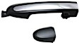 Rear, Driver or Passenger Side Primed Exterior Door Handle, Without Key Hole