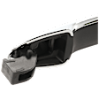 Rear, Driver or Passenger Side Chrome Exterior Door Handle, Without Key Hole