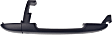 Rear, Driver or Passenger Side Primed Exterior Door Handle, Without Key Hole, Sedan