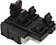 1997 Honda Accord - Front, Driver Side Window Switch, Sedan, Black, 5 Buttons