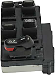 1997 Honda Accord - Front, Driver Side Window Switch, Sedan, Black, 5 Buttons