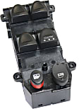 Front, Driver Side Window Switch, Black, 4 Cyl., 1.8L Engine