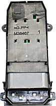 Front, Driver Side Window Switch, Black, 4 Cyl., 1.8L Engine