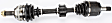 Front, Passenger Side Axle Assembly, 1.7L Engine, Automatic Transmission