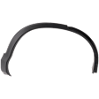 Rear, Passenger Side, Rear Section Fender Trim, Textured Black