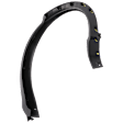 Rear, Passenger Side, Rear Section Fender Trim, Textured Black
