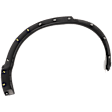 Rear, Driver Side, Rear Section Fender Trim, Textured Black