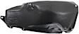  Rear, Passenger Side, Rear Section Fender Liner, Except Hybrid Models