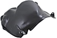  Rear, Driver Side, Rear Section Fender Liner Except Hybrid Models