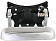 Tailgate Handle, Chrome Plastic Without Camera Hole Without Key Hole