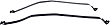 Fuel Tank Strap, 4 Cyl., 1.6L Engine, 31 in. Length of Strap 1 and Strap 2, Steel Material
