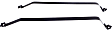 Fuel Tank Strap, 4 Cyl., 2.0L Engine, 31.5 in. Length of Strap 1, 29 in. Length of Strap 2, Steel Material