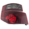 2008 Honda Element - Driver Side Halogen Tail Light, Without bulb(s), OE Replacement
