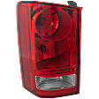 Driver Side Tail Light, with Bulb, Halogen, Clear and Red Lens, 6 Cyl., 3.5L Engine, CAPA Certified