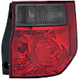 Passenger Side Tail Light, without Bulb, Halogen, Clear and Red Lens, 4 Cyl., 2.4L Engine