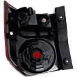 Passenger Side Tail Light, without Bulb, Halogen, Clear and Red Lens, 4 Cyl., 2.4L Engine
