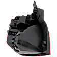 Passenger Side Tail Light, without Bulb, Halogen, Clear and Red Lens, 4 Cyl., 2.4L Engine