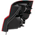 Driver Side Tail Light, without Bulb, Halogen, Clear and Red Lens, 4 Cyl., 2.4L Engine