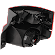 Driver Side Tail Light, without Bulb, Halogen, Clear and Red Lens, 4 Cyl., 2.4L Engine