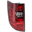 Driver Side Tail Light, without Bulb, Halogen, Clear and Red Lens