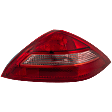Passenger Side Tail Light, without Bulb, Halogen, Red Lens, Coupe