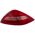 Passenger Side Tail Light, without Bulb, Halogen, Red Lens, Coupe