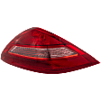Passenger Side Tail Light, without Bulb, Halogen, Red Lens, Coupe