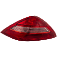 Driver Side Tail Light, without Bulb, Halogen, Red Lens, Coupe
