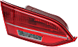 Driver Side, Inner Tail Light, with Bulb, Halogen, Clear and Red Lens